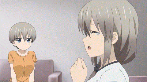 Uzaki Chan Wa Asobitai! Episode 9 Hana Watches Tsuki Watch Soap Opera