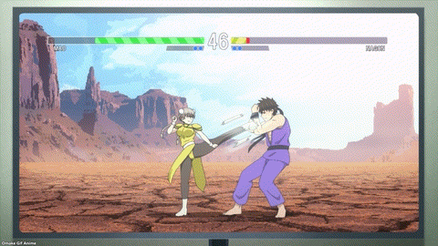 Uzaki Chan Wa Asobitai! Episode 9 Uzaki Chun Li Beats Ryu Sakurai