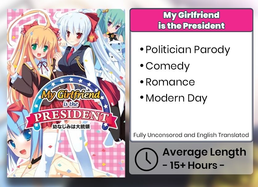 Game Card My Girlfriend Is The President