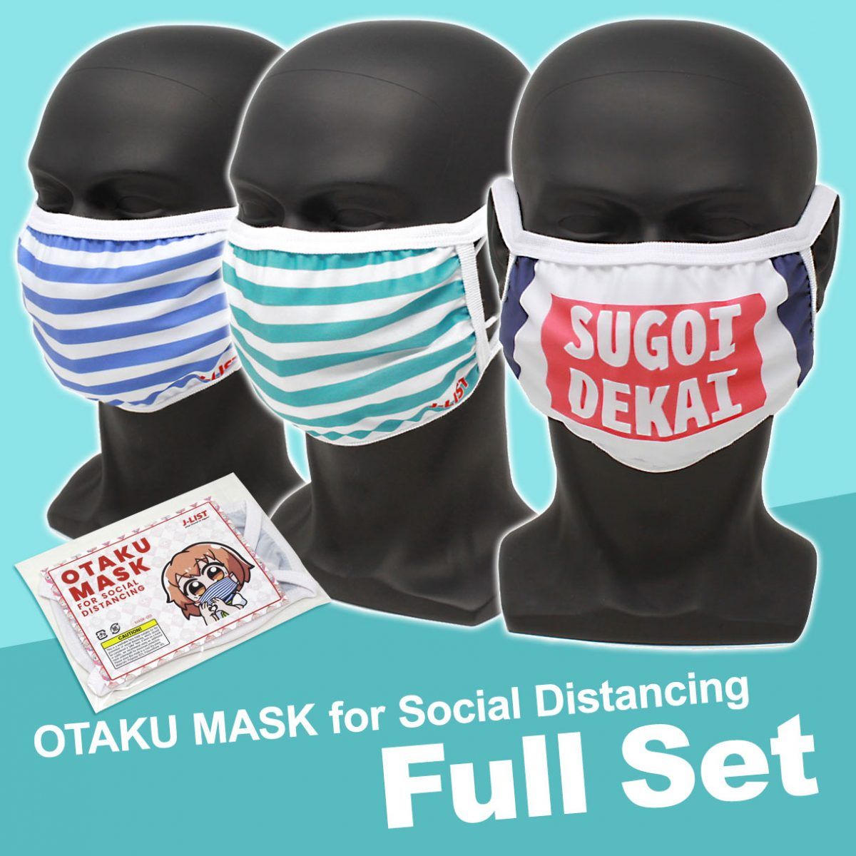 Official J-List Otaku Masks For Social Distancing!
