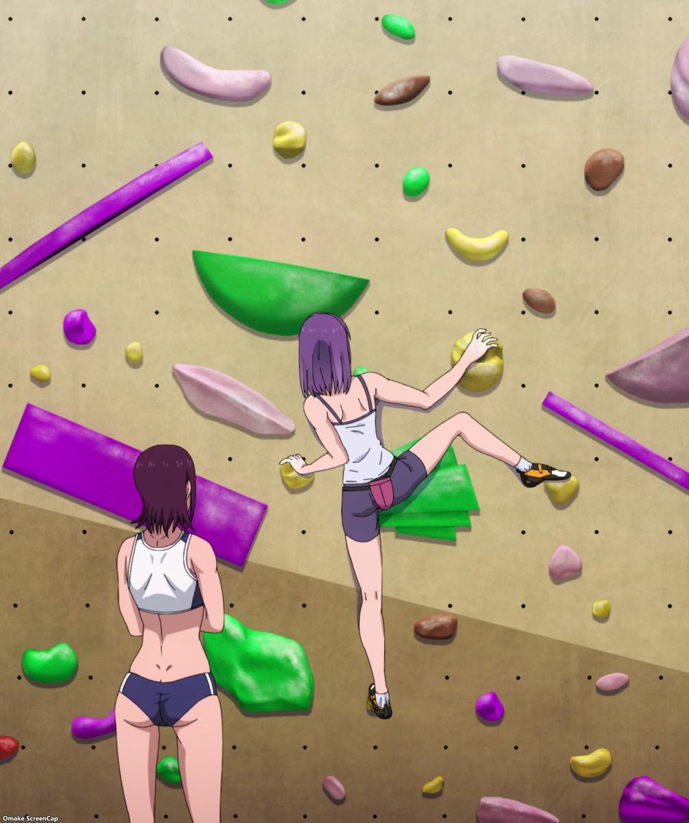 Iwa Kakeru! Sport Climbing Girls Episode 1 Jun Watches Konomi Climb