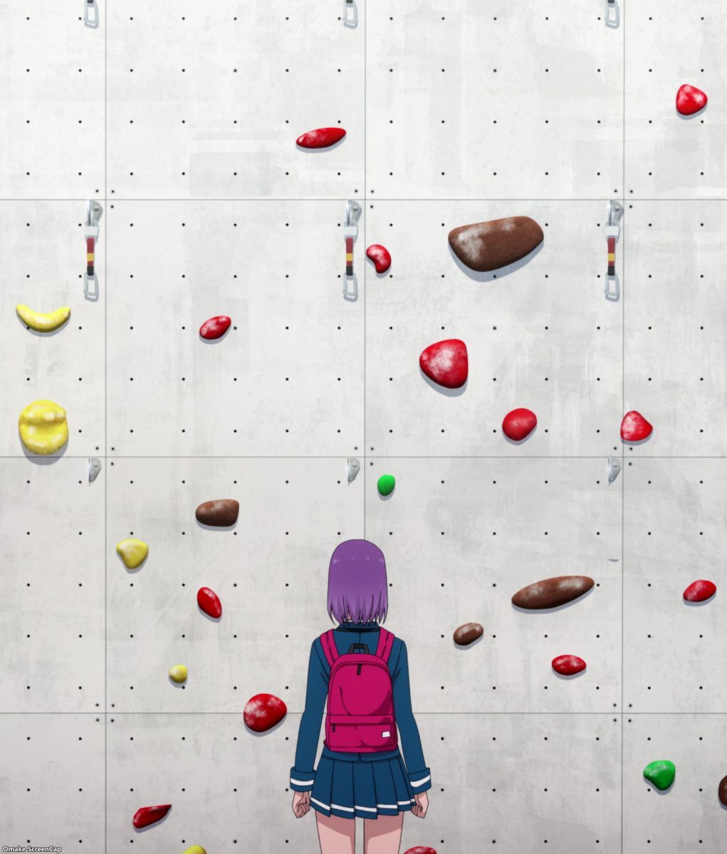 Iwa Kakeru! Sport Climbing Girls Episode 1 Konomi Stands Before Wall