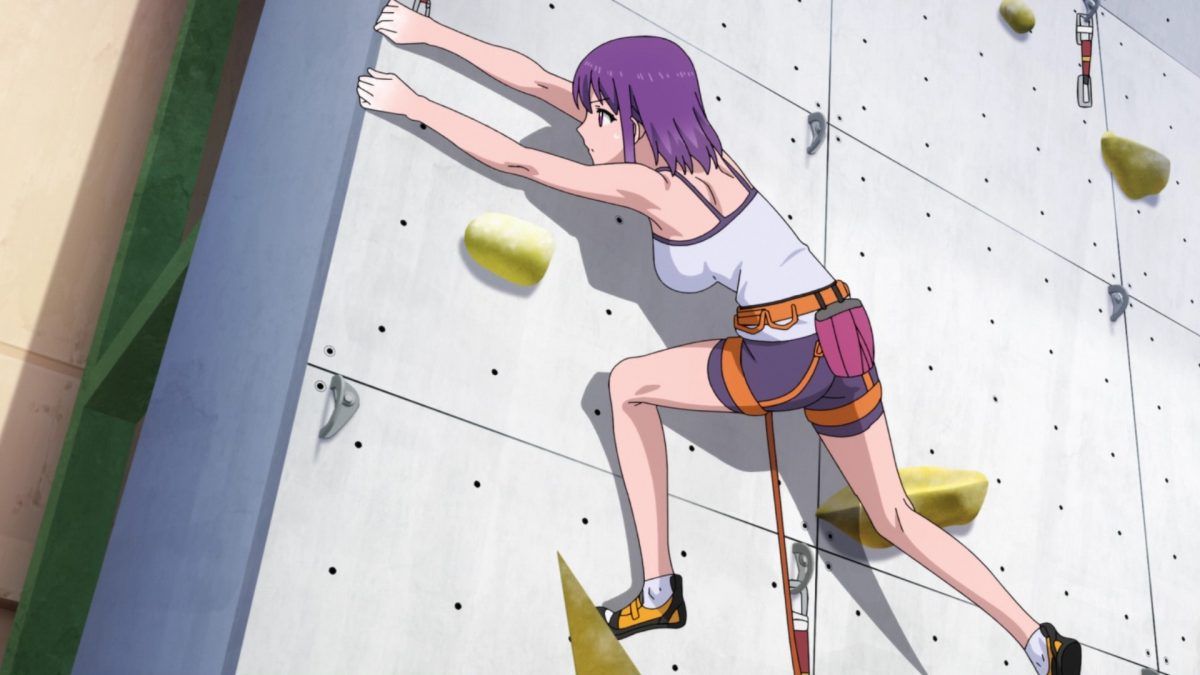 Iwa Kakeru! Sport Climbing Girls Episode 1 Konomi Uses Wall Edge