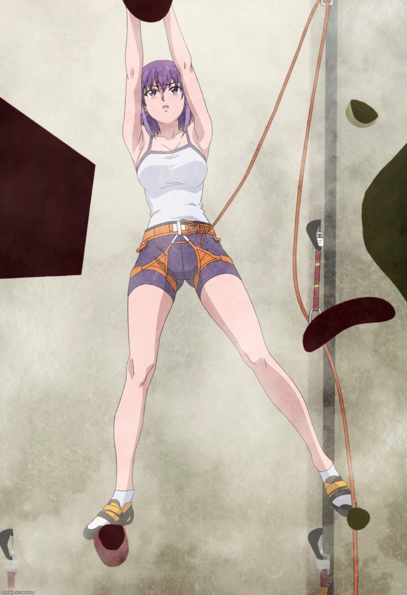 Iwa Kakeru! Sport Climbing Girls Episode 1 Konomi Viewed Through Wall