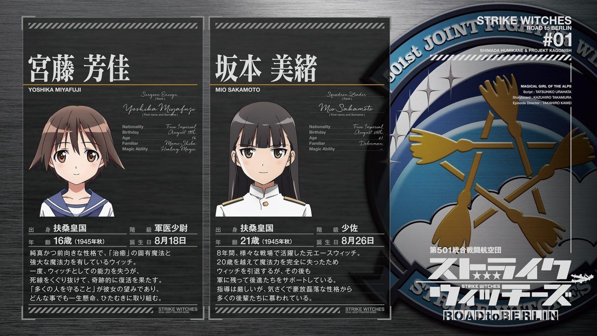 Strike Witches Road To Berlin Episode 1 Eye Catch 1