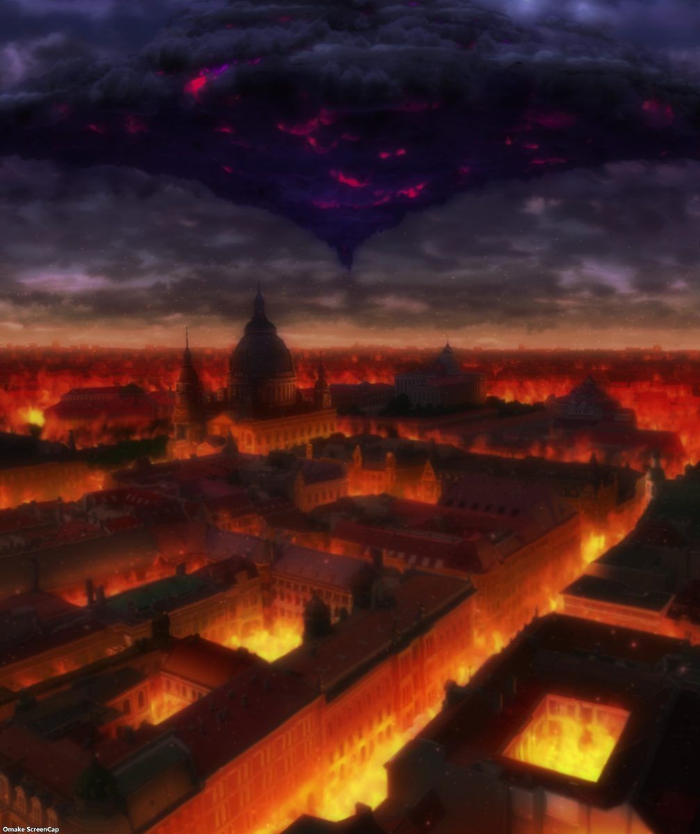 Strike Witches Road To Berlin Episode 1 Neuroi Burns City
