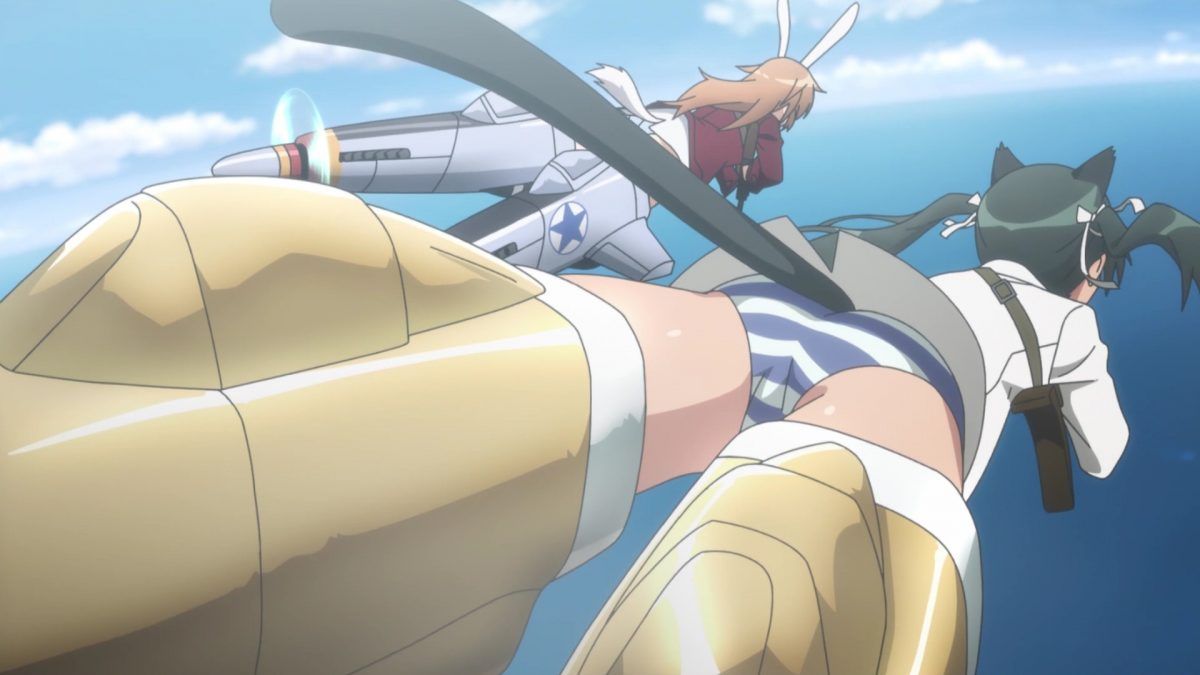 Strike Witches Road To Berlin Episode 2 Lucchini Shirley Fly