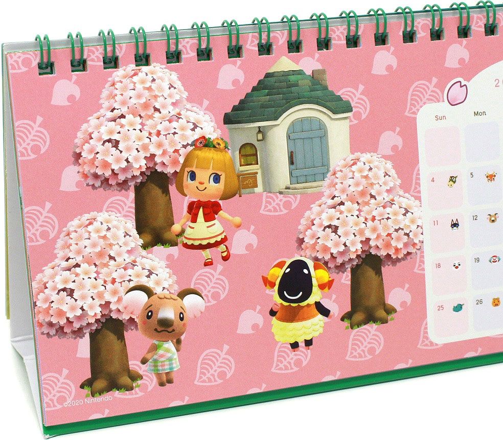 Animal Crossing 2021 Anime Desktop Calendar 0003
