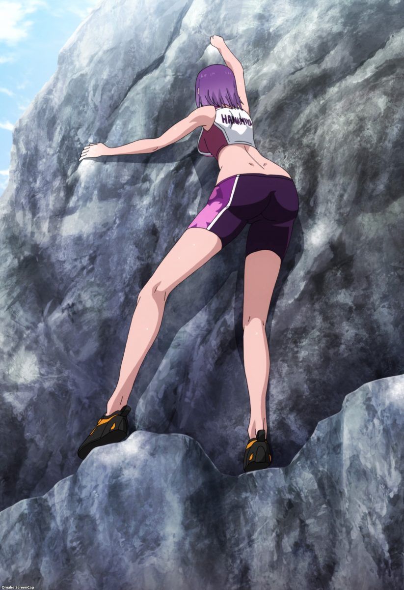 Iwa Kakeru! Sport Climbing Girls Episode 3 Konomi Climbs Rock Wall