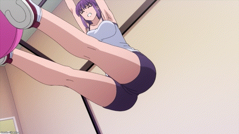 Iwa Kakeru! Sport Climbing Girls Episode 3 Konomi Swings Legs