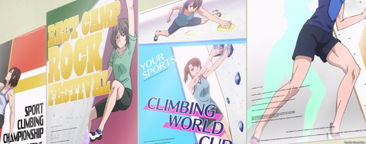Iwa Kakeru! Sport Climbing Girls Episode 7 Climbing Posters