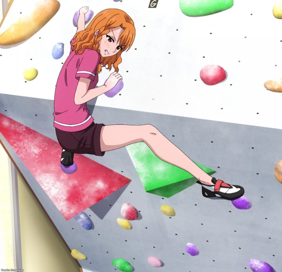 Iwa Kakeru! Sport Climbing Girls Episode 9 Akane Climbs High