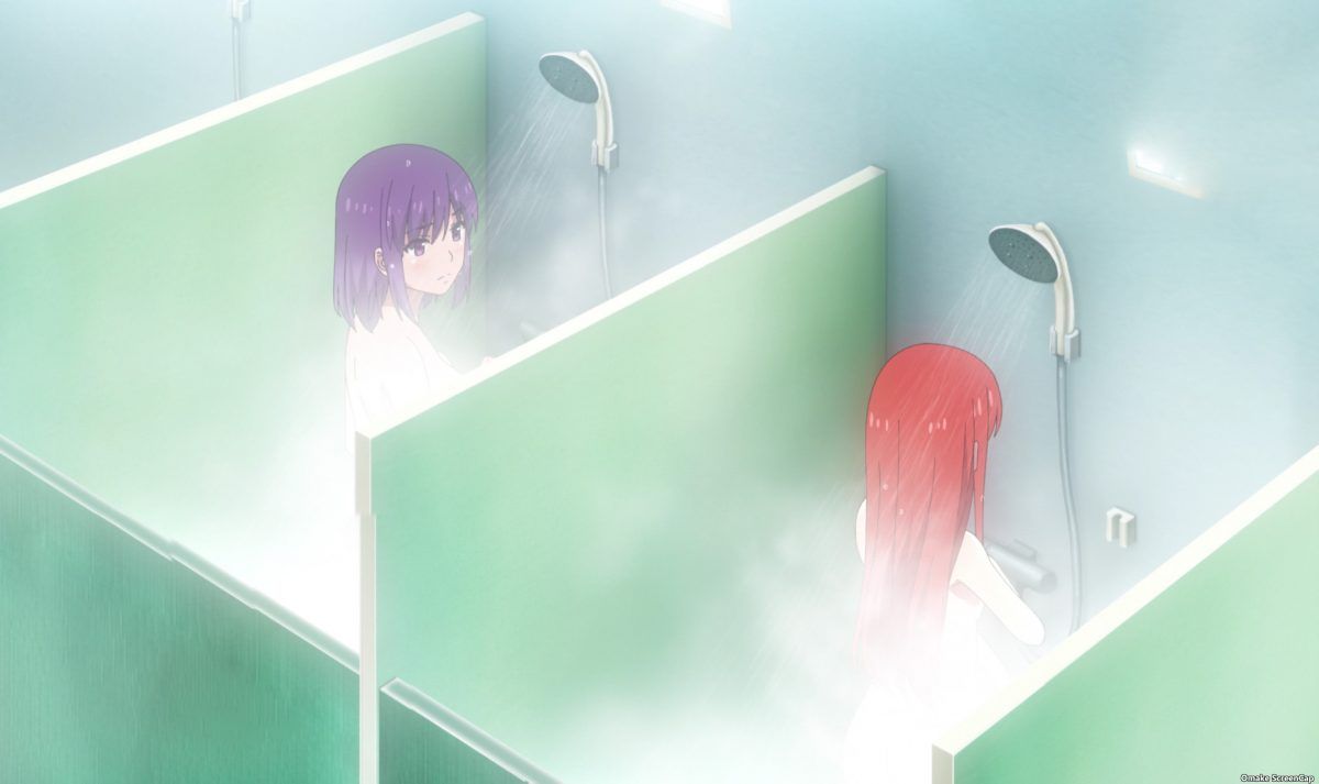 Iwa Kakeru! Sport Climbing Girls Episode 9 Konomi Showers Next To Anne