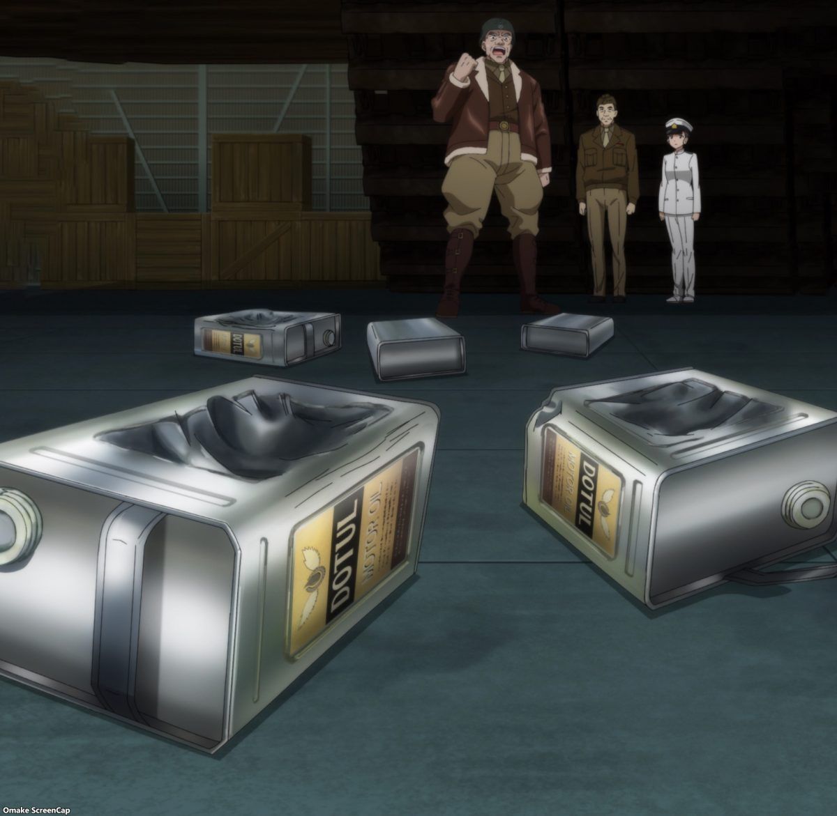 Strike Witches Road To Berlin Episode 10 Patton Punches Motor Oil Cans