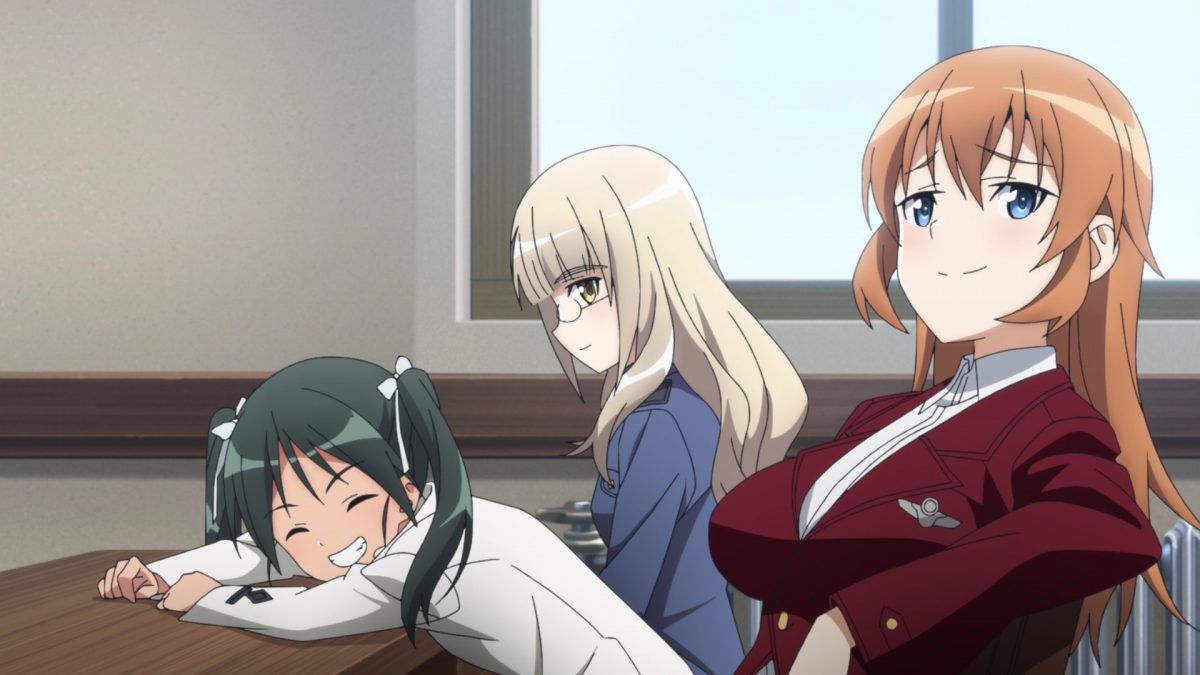 Strike Witches Road To Berlin Episode 3 Lucchini Perrine Shirley Look Over