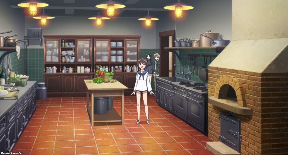Strike Witches Road To Berlin Episode 3 Yoshika Likes Big Kitchen