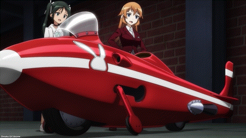 Strike Witches Road To Berlin Episode 4 New Improved Rapid Motorcycle