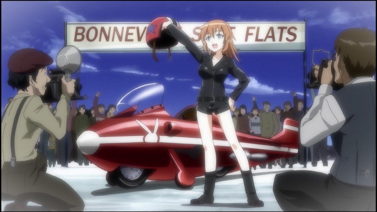 Strike Witches Road To Berlin Episode 4 Shirley Celebrates At Bonneville
