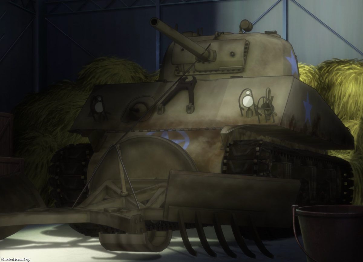 Strike Witches Road To Berlin Episode 5 Modified Sherman Tank