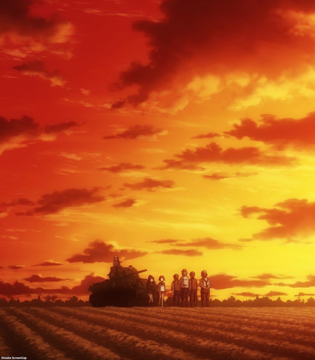 Strike Witches Road To Berlin Episode 5 Plowed Fields At Sunset