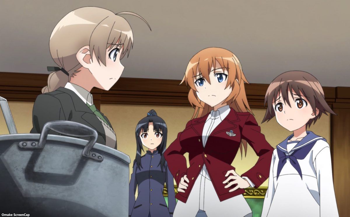Strike Witches Road To Berlin Episode 6 Girls Concerned About Trude's Appetite
