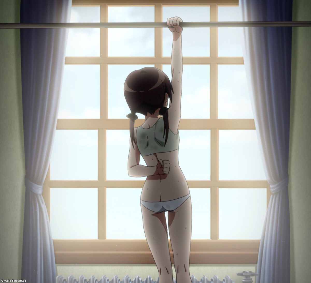 Strike Witches Road To Berlin Episode 6 Trude On Pullup Bar