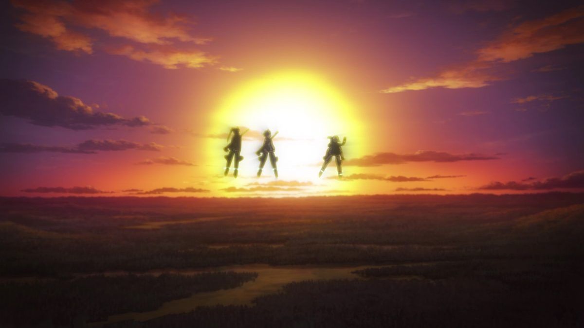 Strike Witches Road To Berlin Episode 6 Witches Fly Off Into Sunset