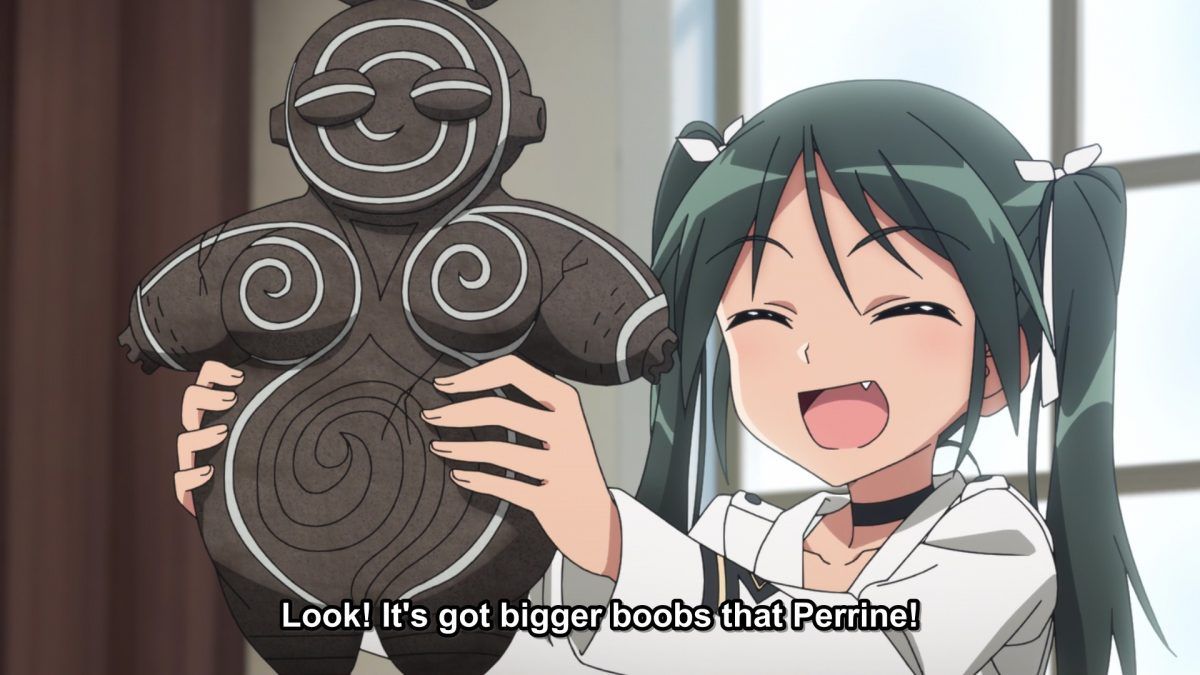 Strike Witches Road To Berlin Episode 7 Lucchini Compares Sculpture To Perrine