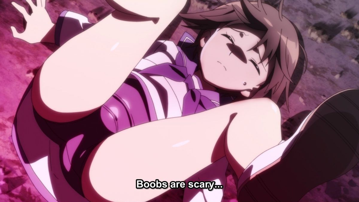 Strike Witches Road To Berlin Episode 7 Yoshika Boobs Are Scary