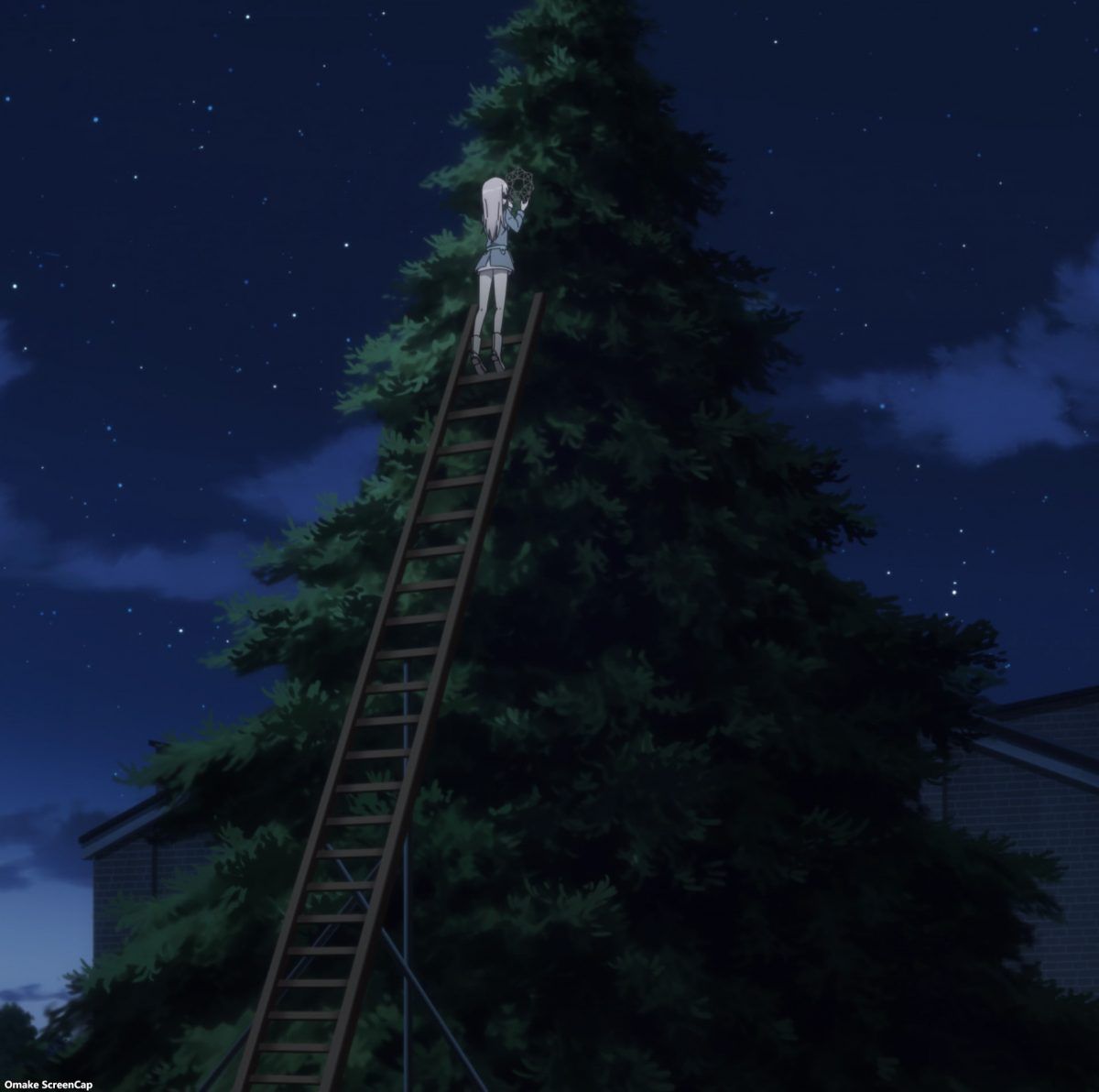 Strike Witches Road To Berlin Episode 8 Eila Hangs Decoration On Tree
