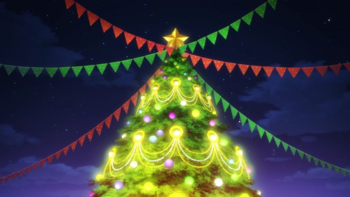 Strike Witches Road To Berlin Episode 8 Saturnus Festival Tree Lights