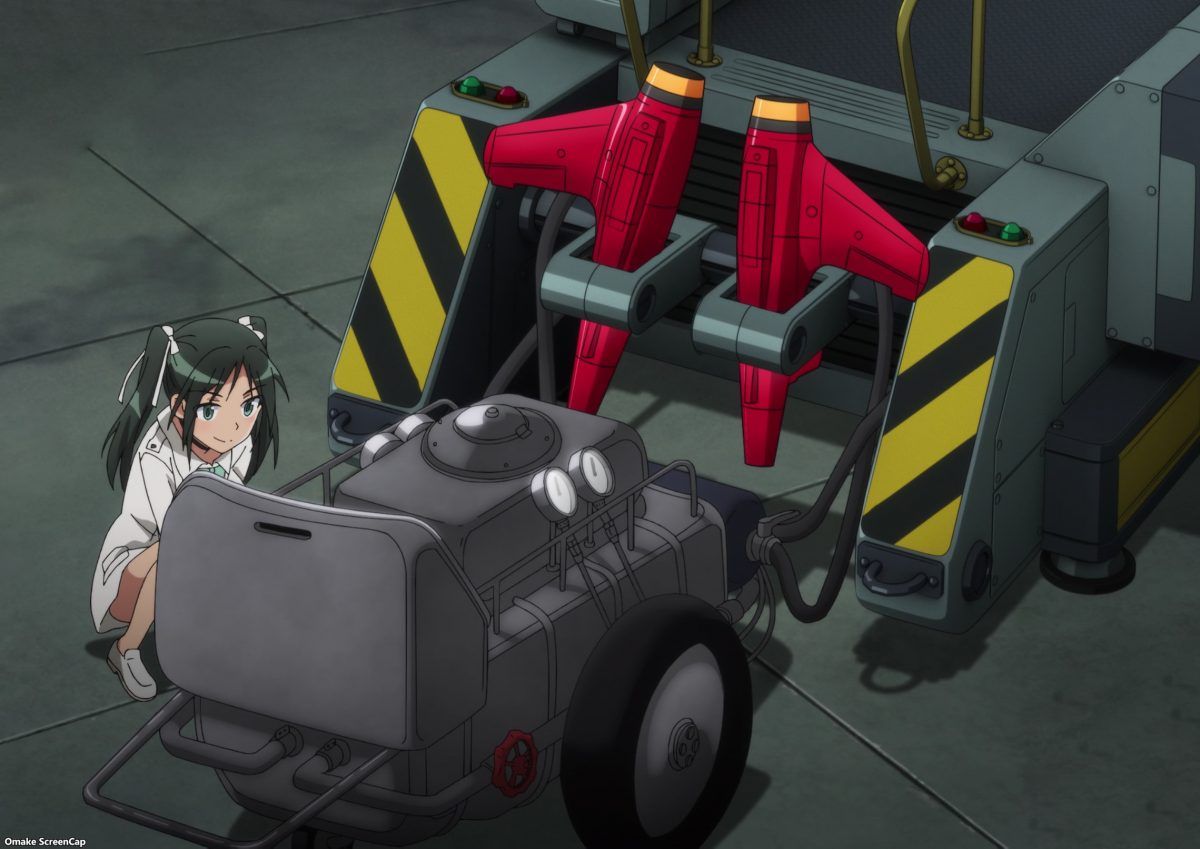 Strike Witches Road To Berlin Episode 9 Lucchini Looks At Fuel Pump