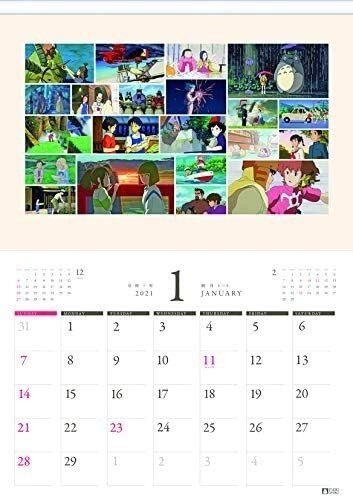Studio Ghibli Arts 2021 Anime Calendar 2