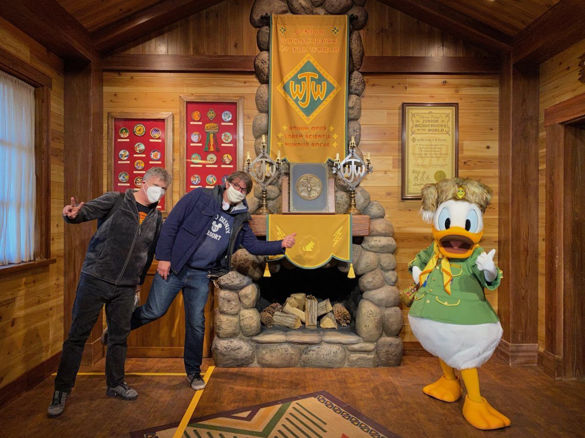 Two Man Children Posing With Donald