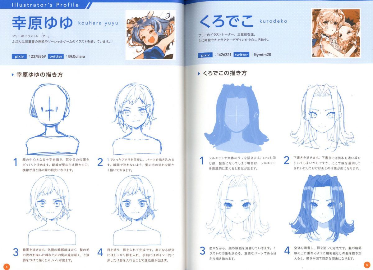 Girl's Facial Expression Catalog Onnanoko No Hyoujou Catalog 0009
