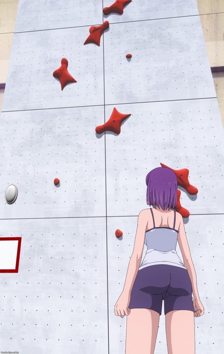 Iwa Kakeru! Sport Climbing Girls Episode 10 Konomi Looks Up At Speed Wall