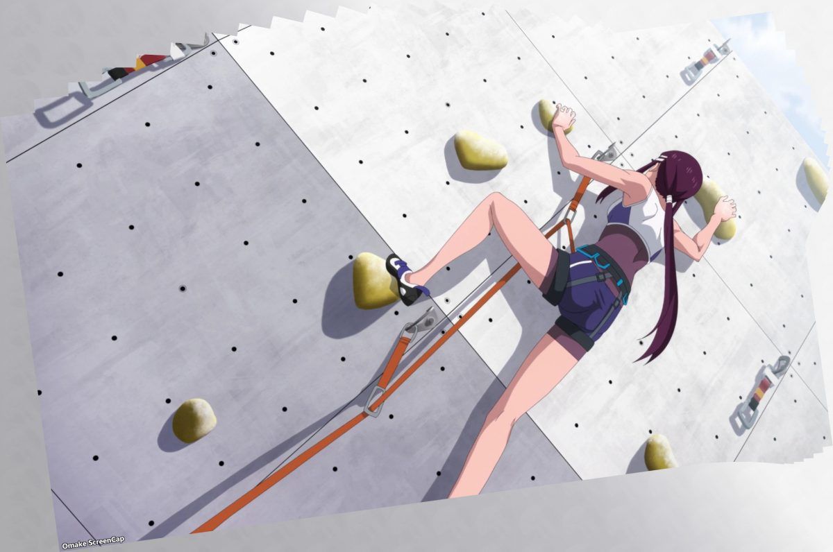 Iwa Kakeru! Sport Climbing Girls Episode 11 Jun Climbs Lead Wall