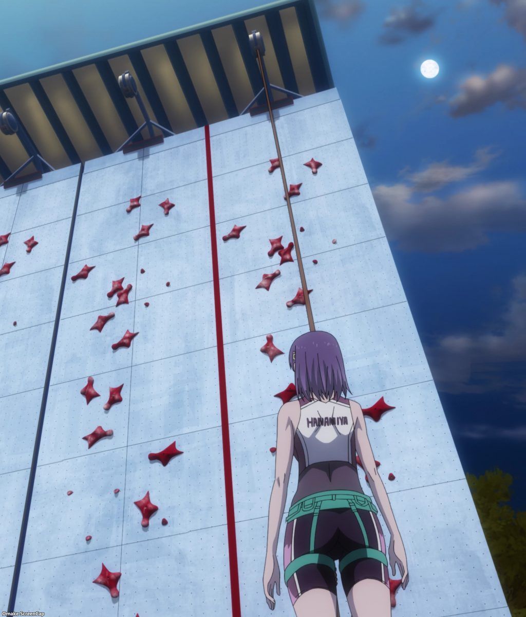 Iwa Kakeru! Sport Climbing Girls Episode 11 Konomi Looks Up At Speed Wall