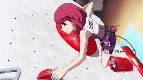 Iwa Kakeru! Sport Climbing Girls Episode 12 [END] Nonoka Stretch Touch Grasp Hold