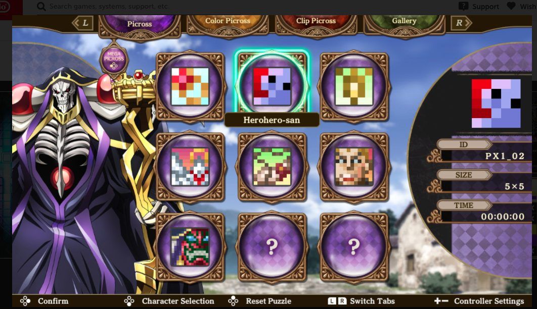 Overlord PicrossGame Screenshot