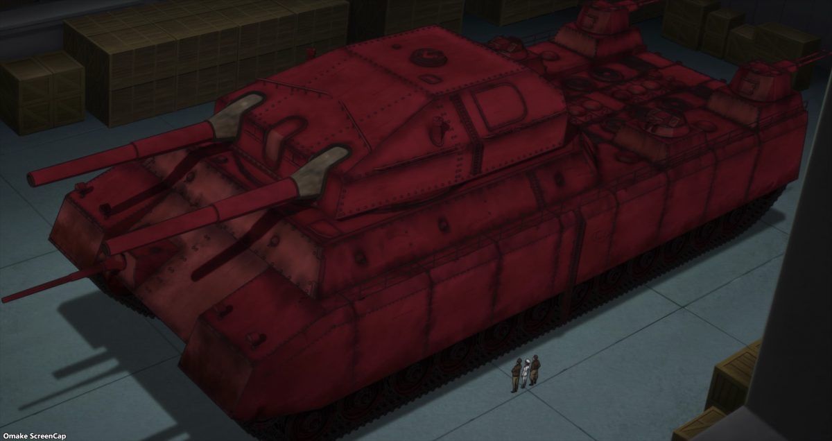 Strike Witches Road To Berlin Episode 11 Landkreuzer Ratte Big Red Tank