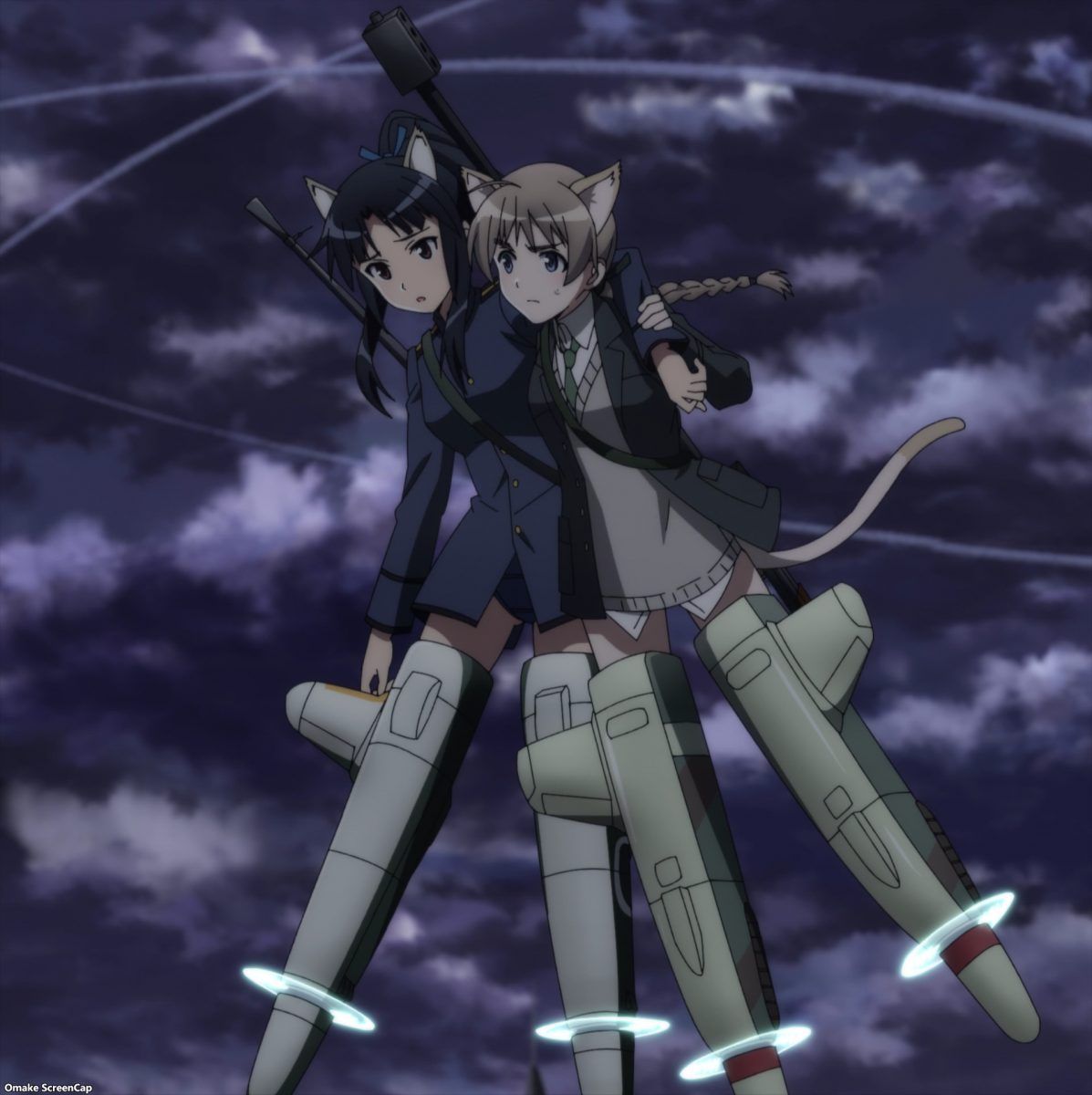 Strike Witches Road To Berlin Episode 11 Lynne Catches Shizuka