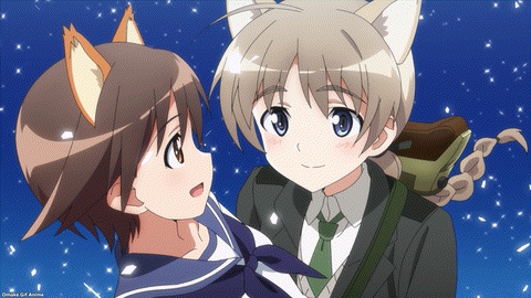 Strike Witches Road To Berlin Episode 12 [END] Lynne Hugs Yoshika