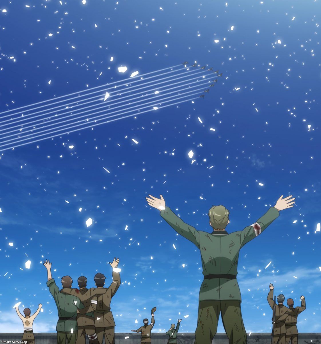 Strike Witches Road To Berlin Episode 12 [END] Soldiers Celebrate Strike Witches