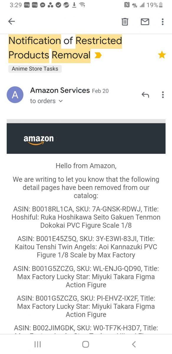 Amazon Banning More Innocent Anime Figures 2021 9 1