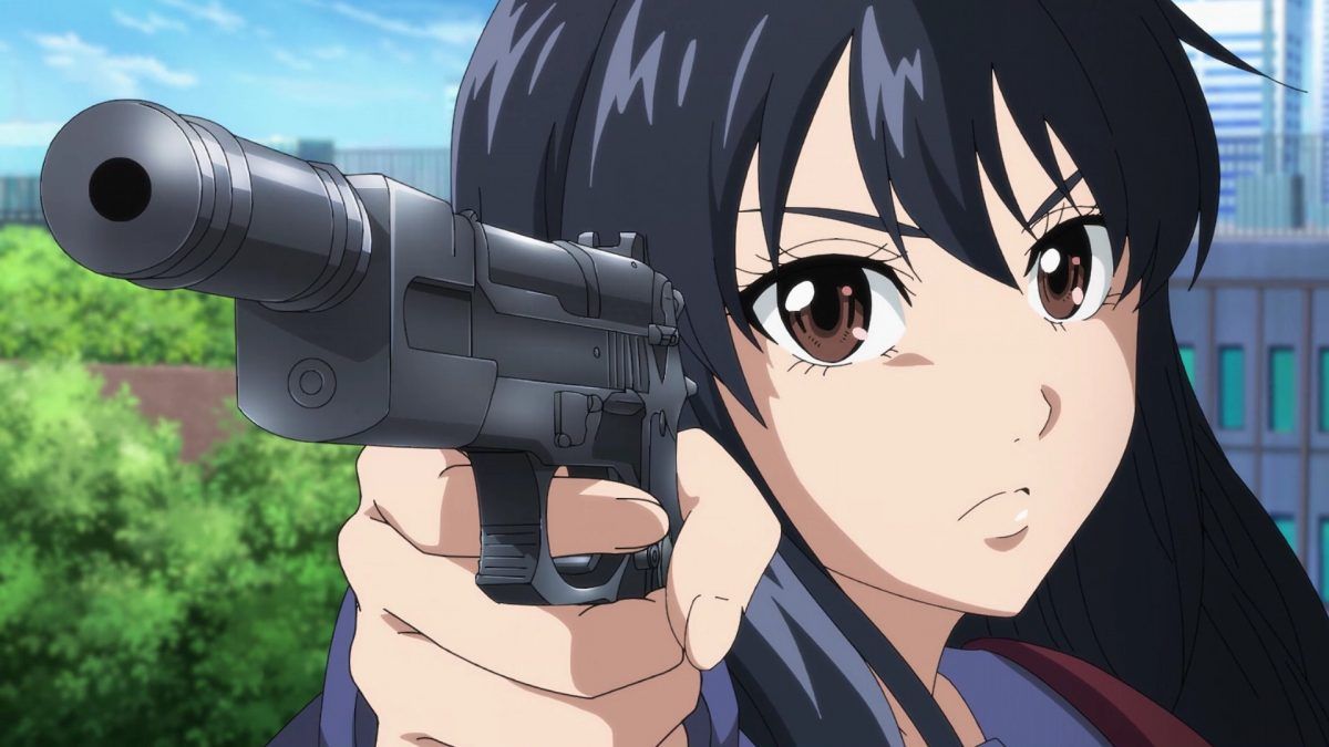 High Rise Invasion Episode 5 Yuri Points Gun