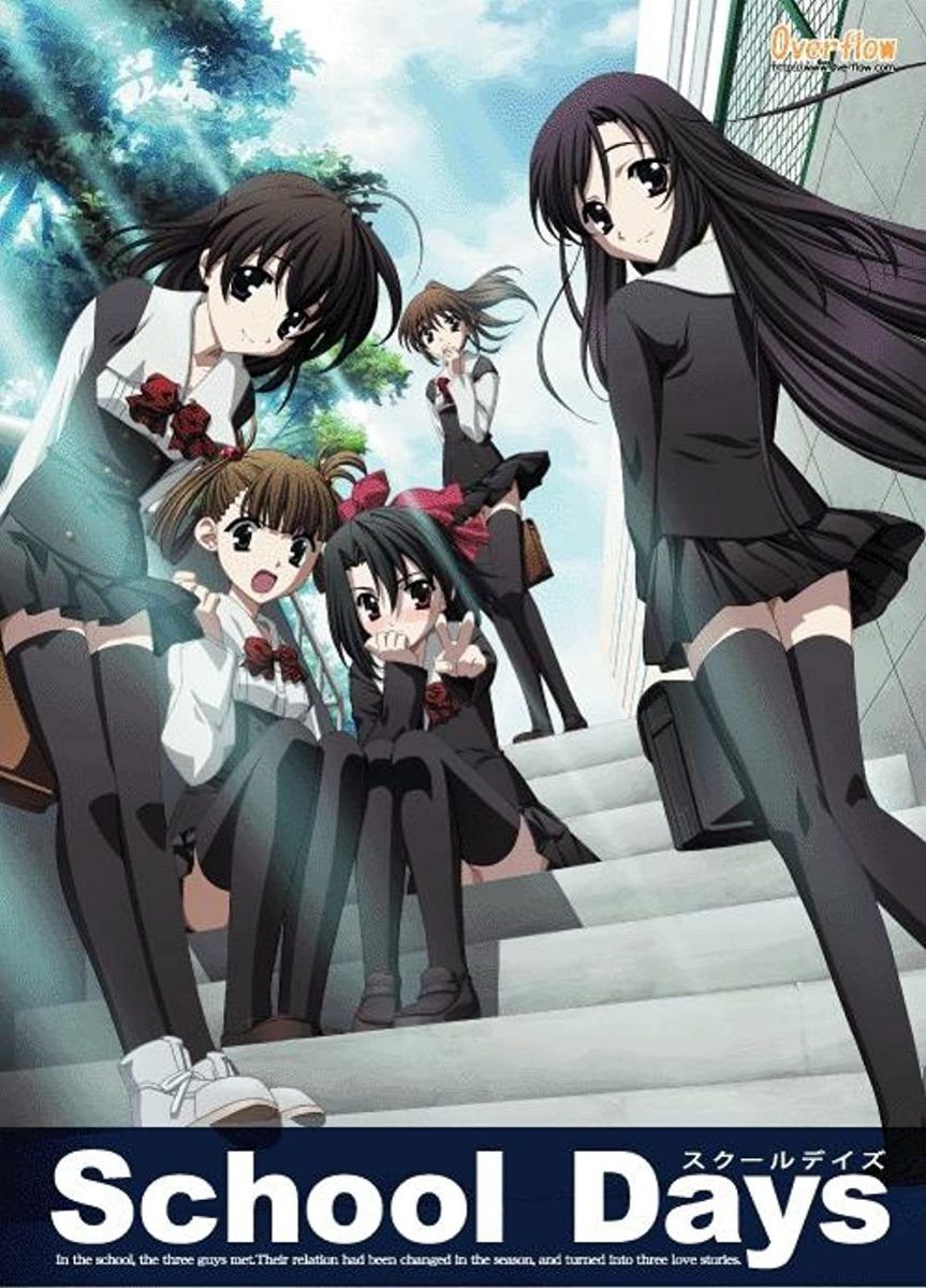 School Days Anime Poster