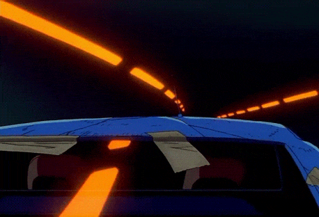 Evengelion Misato's Car animated by Hideki Anno