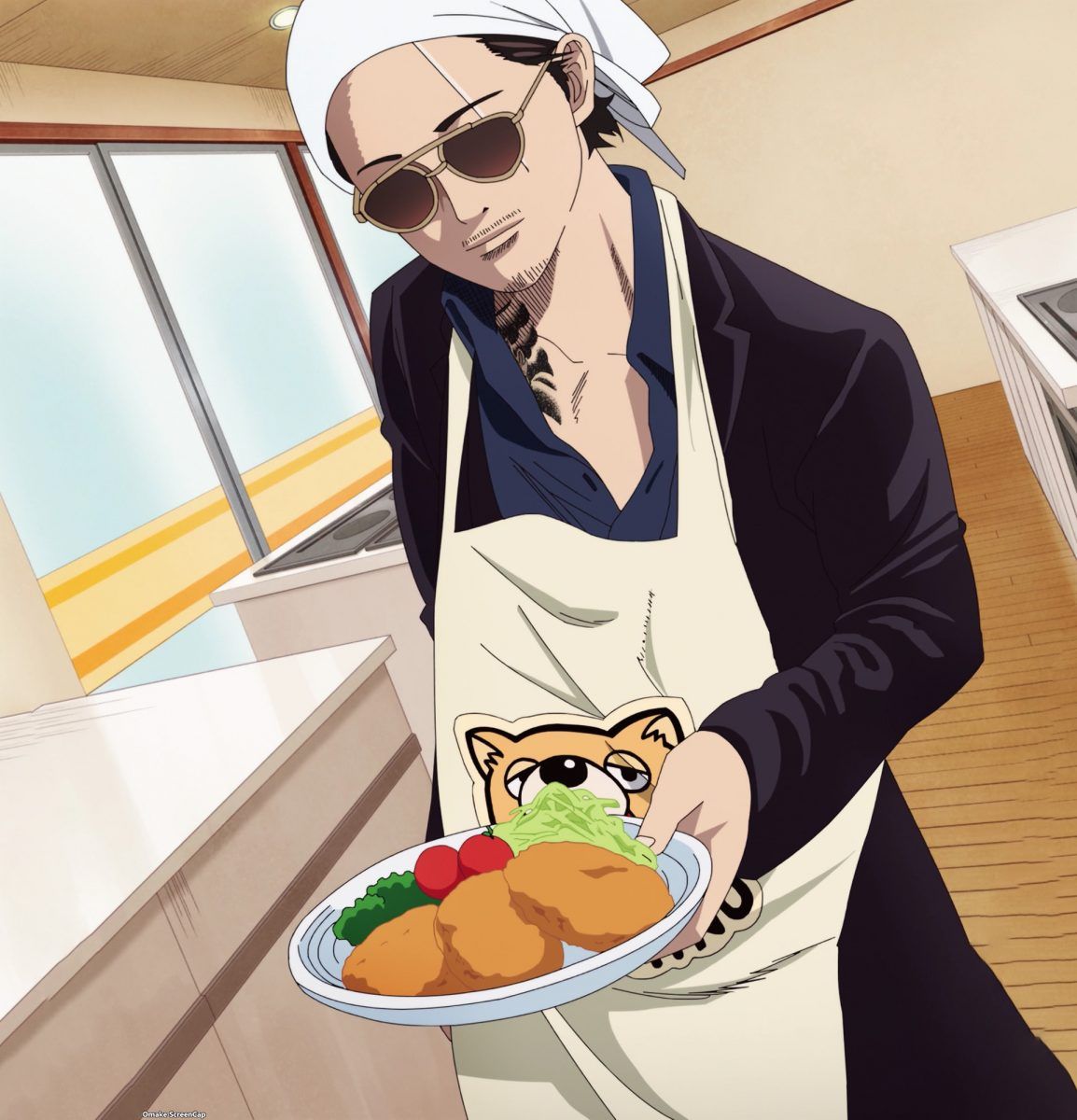 Gokushufudou Episode 1 Tatsu Makes Pork Cutlet