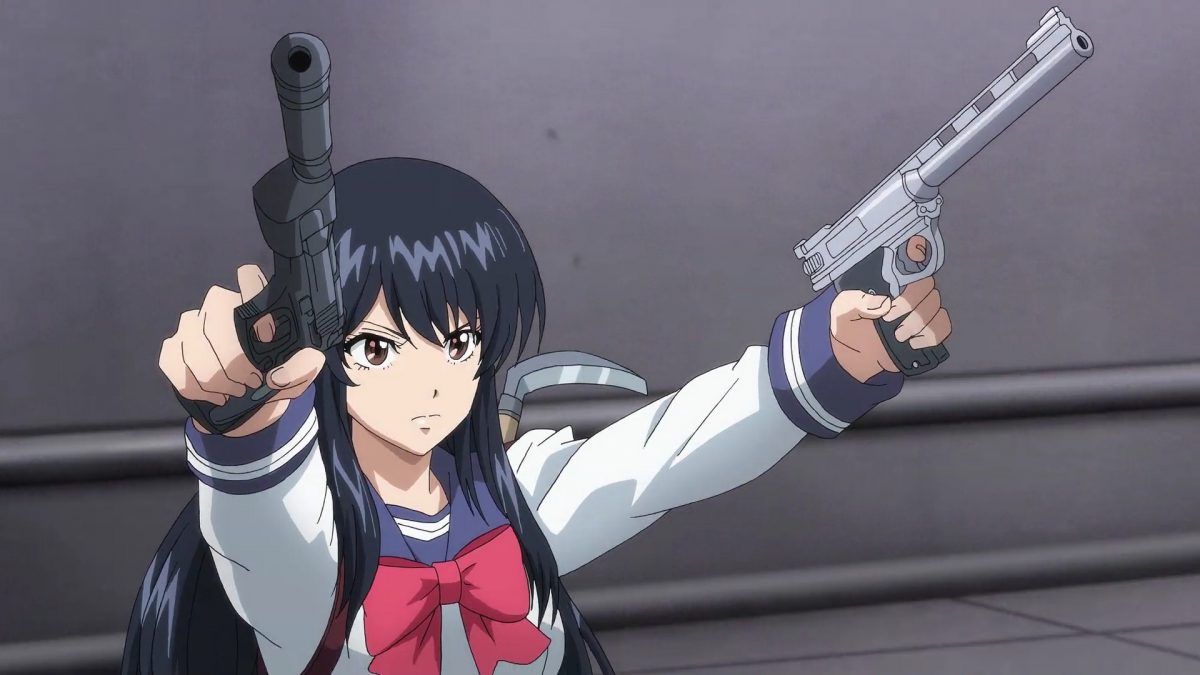 High Rise Invasion Episode 8 Yuri Aims Two Guns